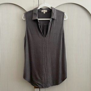 Cloth & Stone Collard Sleeveless Top